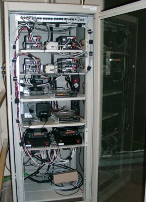 Application example radio rack