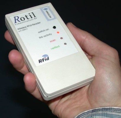 Draadloze RFID reader